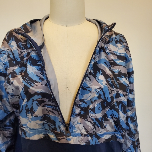 EUC Under Armour UA Sportstyle Anorak Windbreaker Pullover Half Zip Jacket Lg - Picture 6 of 12